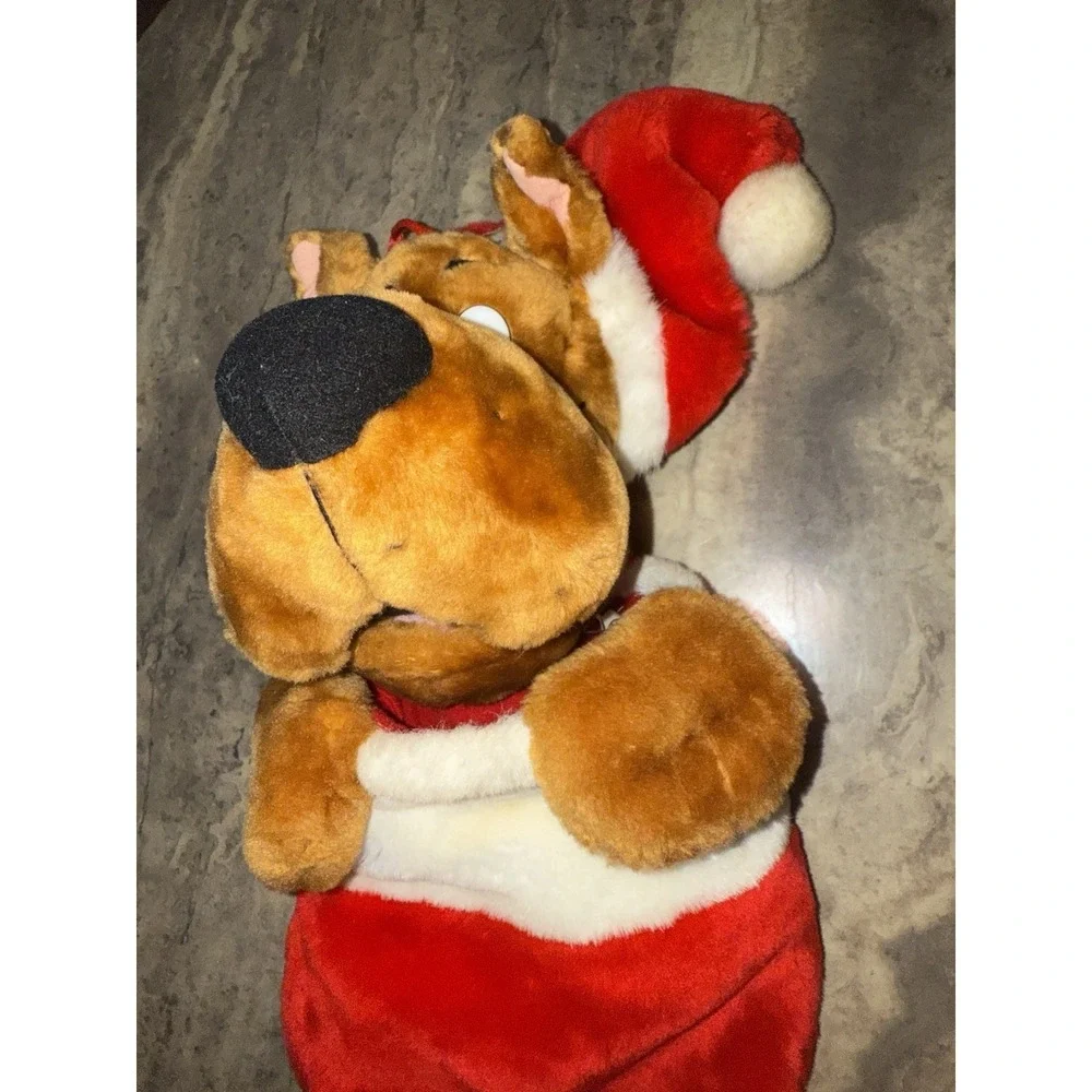 Gemmy Scooby-Doo Doo animated Christmas stocking 2001‎